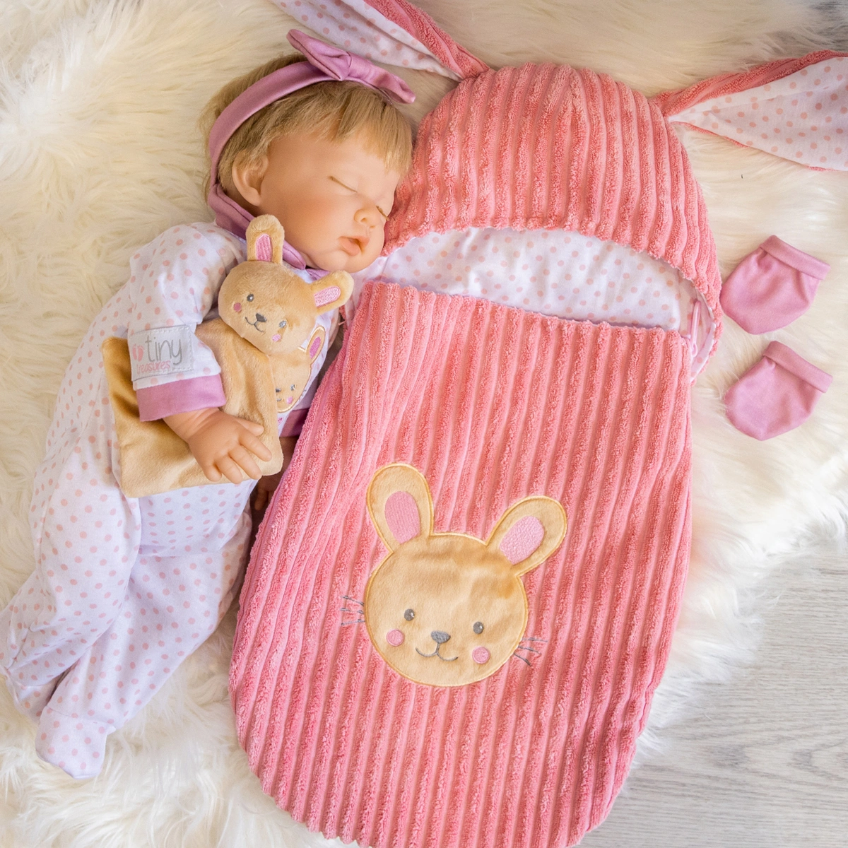 Tiny Treasures Little Sister Baby Doll - 17inch/44cm