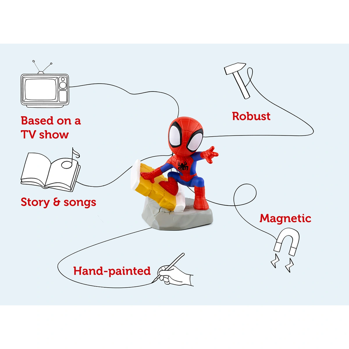 tonies Spidey & His Amazing Friends Spidey Audio Character