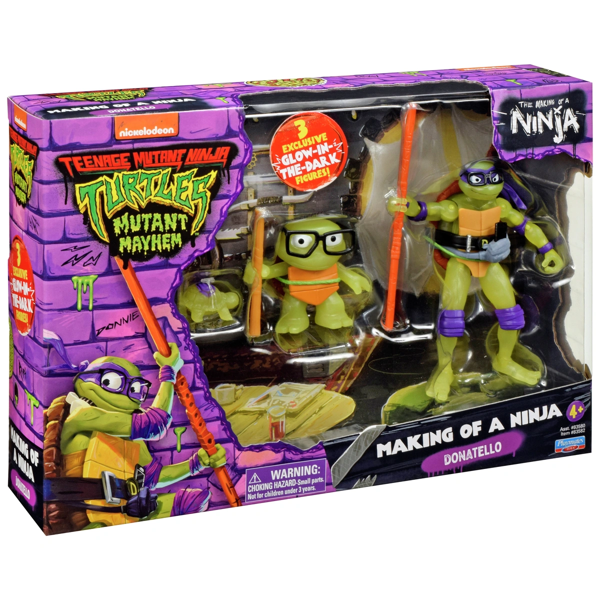 TMNT Donatello Evolution Figures-Pack of 3