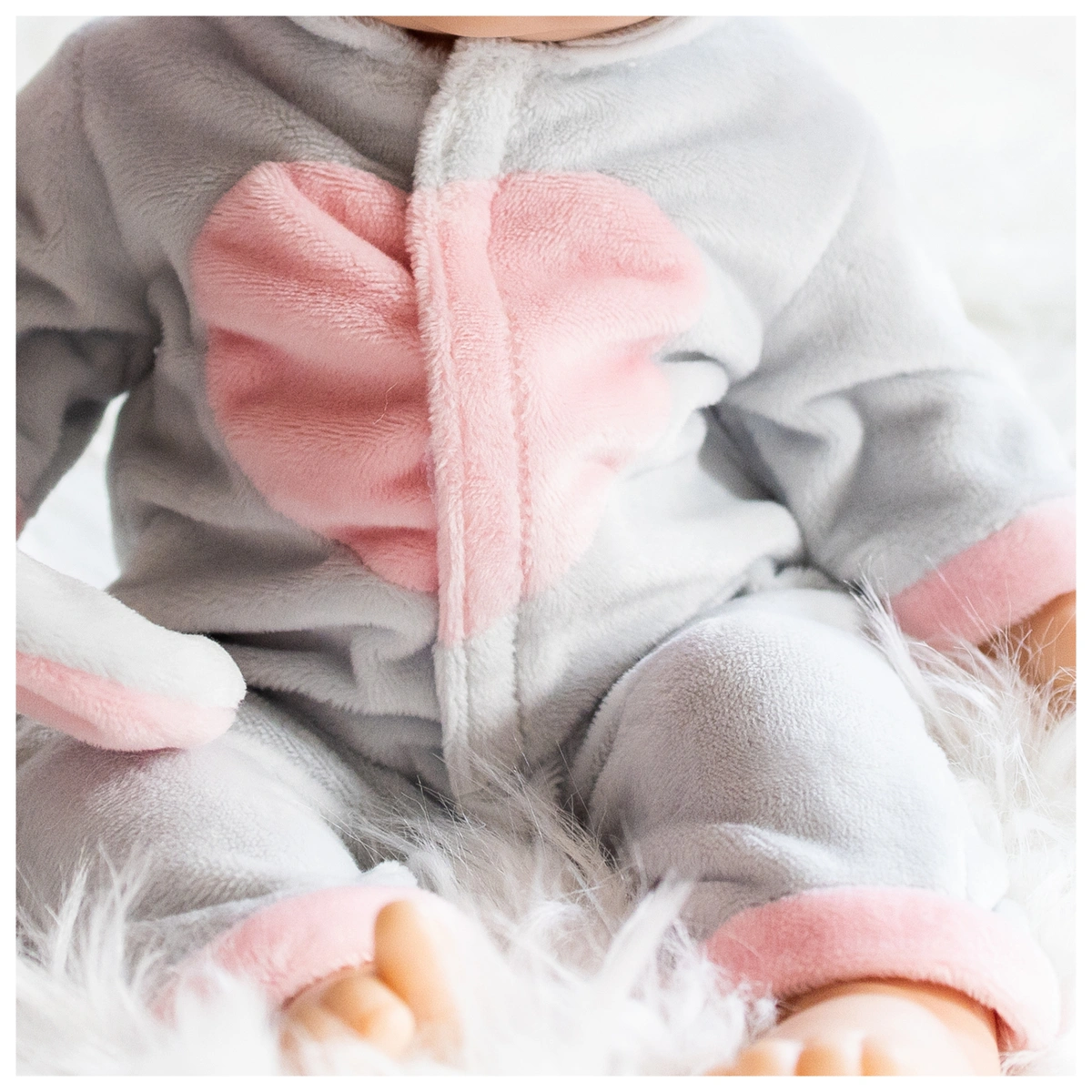 Tiny Treasures My First Baby Doll Bunny All In One Outfit
