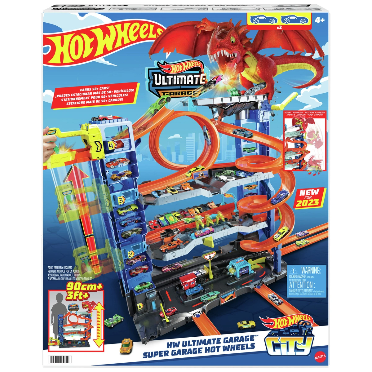 Hot Wheels City Ultimate Toy Car Garage Playset