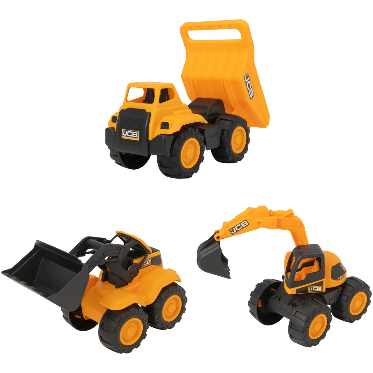 Teamsterz JCB Construction Vehicles- Set of 3