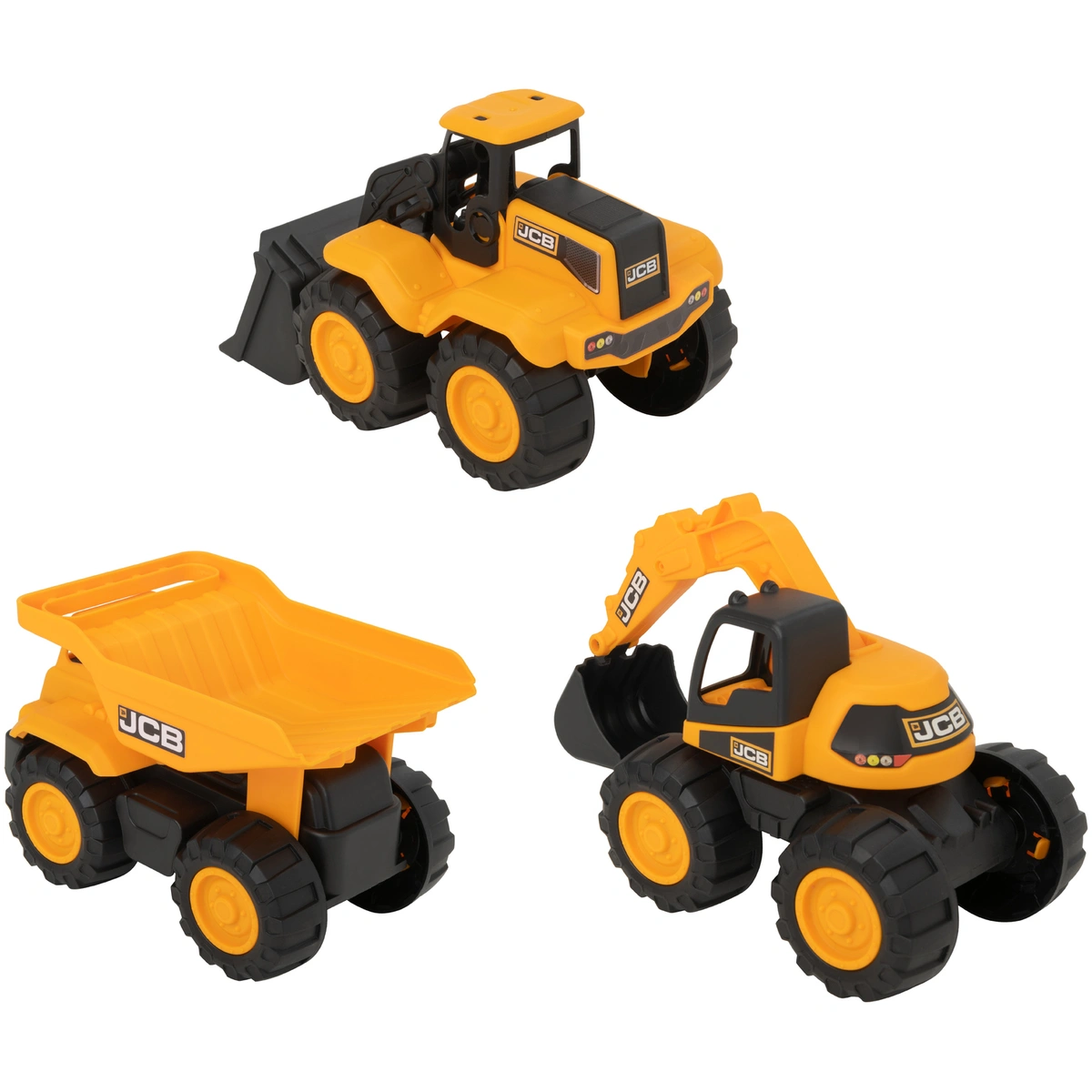 Teamsterz JCB Construction Vehicles- Set of 3