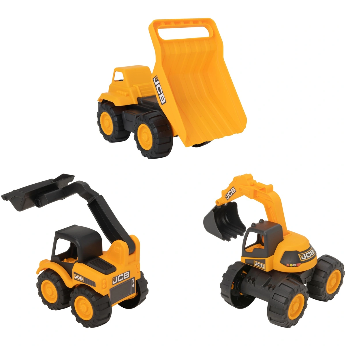 Teamsterz JCB Construction Vehicles- Set of 3