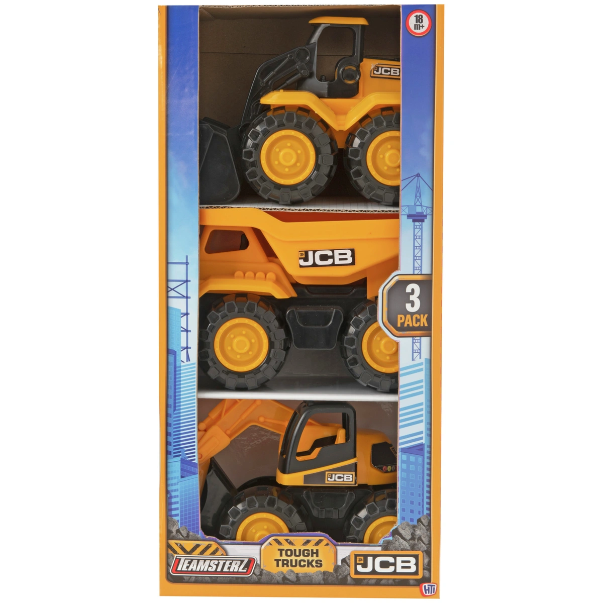 Teamsterz JCB Construction Vehicles- Set of 3
