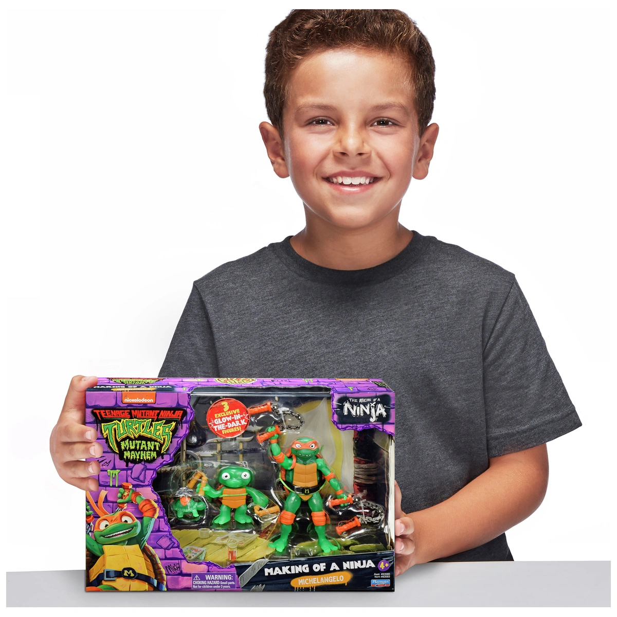 TMNT Michaelangelo Evolution Action Figures- Pack of 3