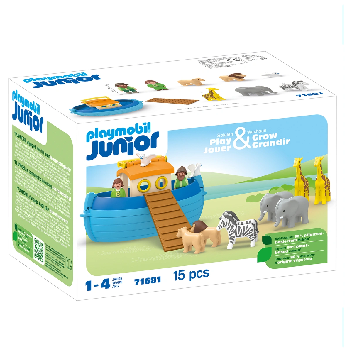 PLAYMOBIL 71681 JUNIOR: My Take Along Noah's Ark