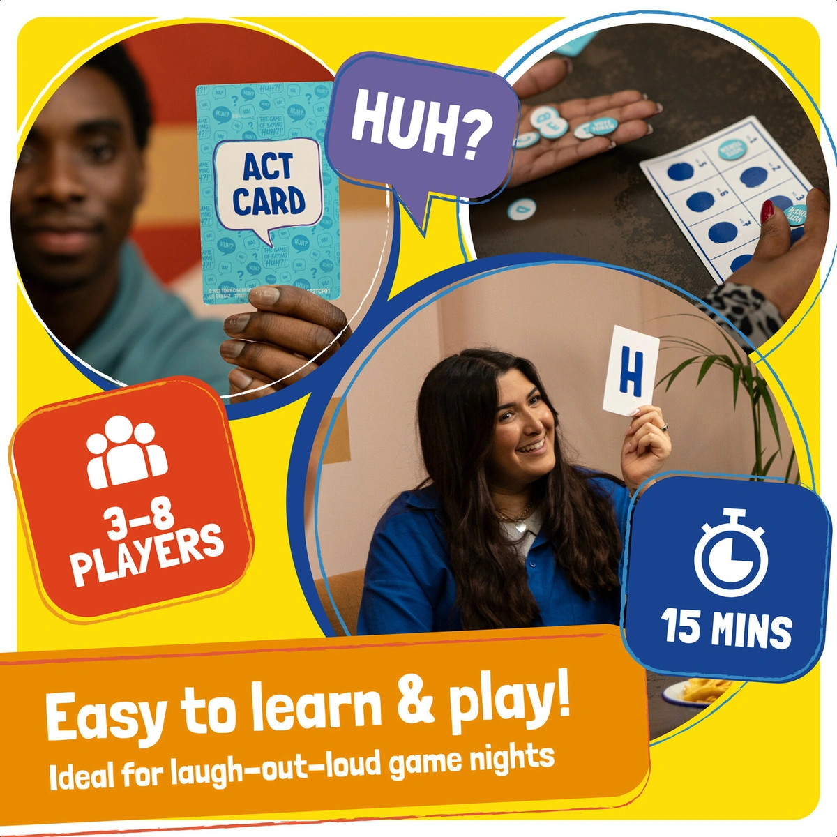 Tomy Game of Saying Huh Family Party Game