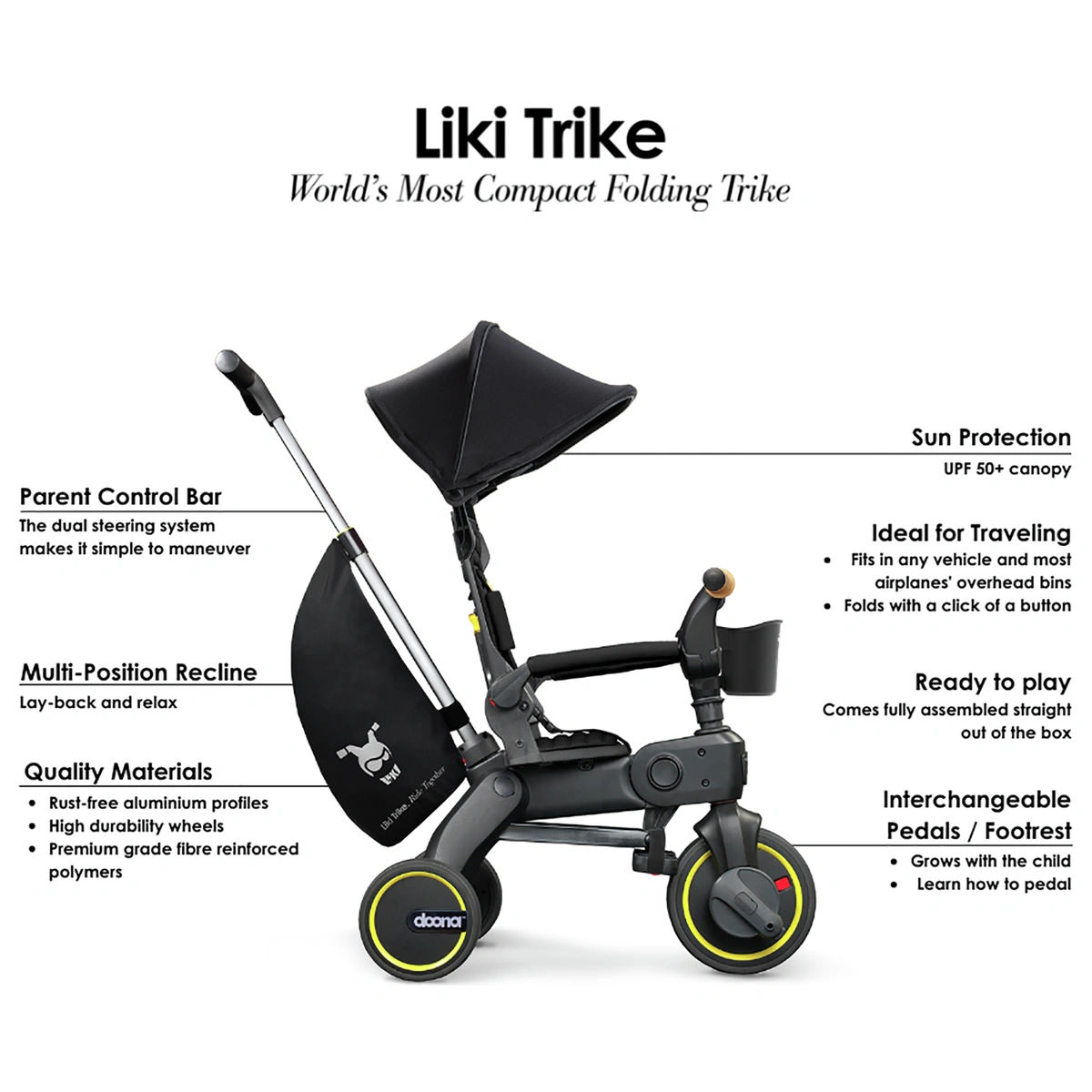 Doona Liki S5 Trike - Black