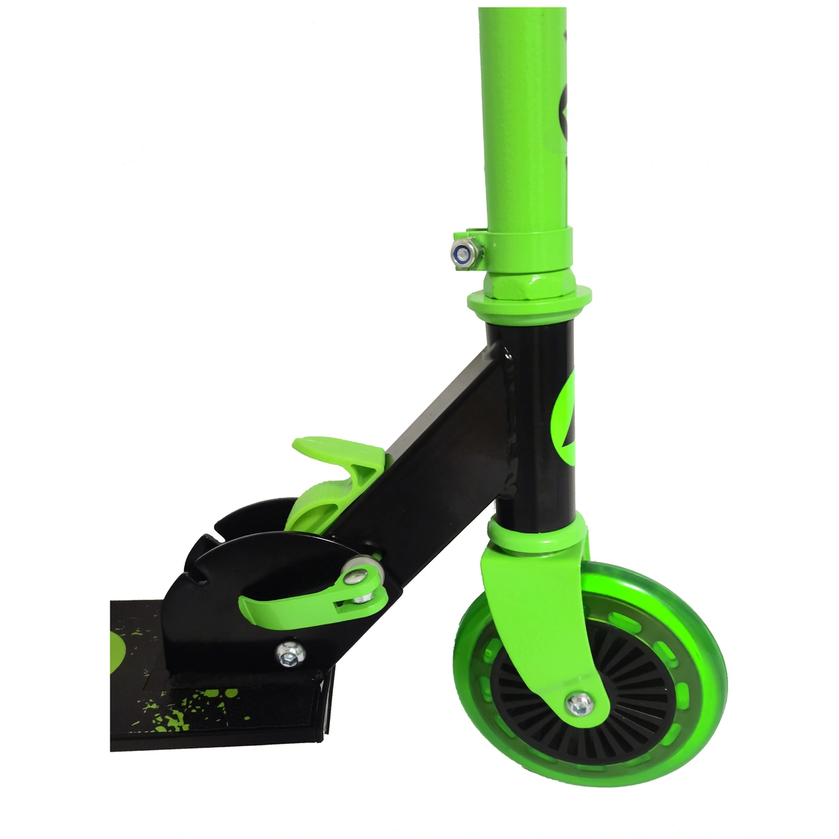 Airwalk Comet Light Up Foldable 2 Wheel Scooter - Green