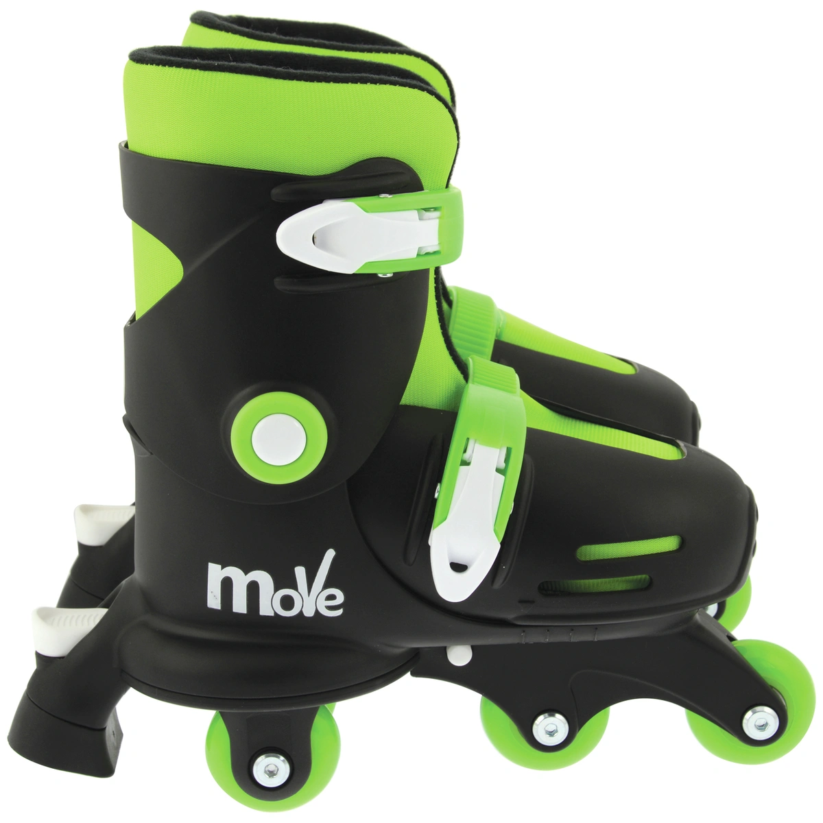 MoVe 2-in-1 Twist Adjustable Skates - Green