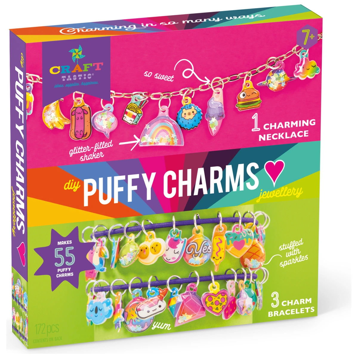 Ann Williams Craft-Tastic Puffy Charms Jewellery Kit
