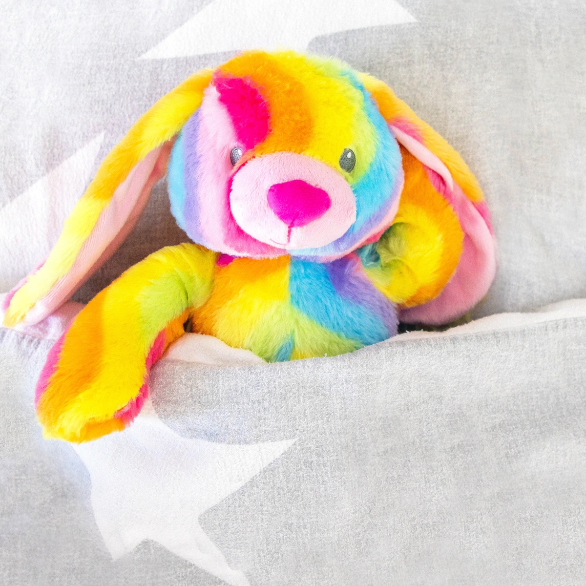 Designabear Rainbow Pastel Bunny Soft Toy