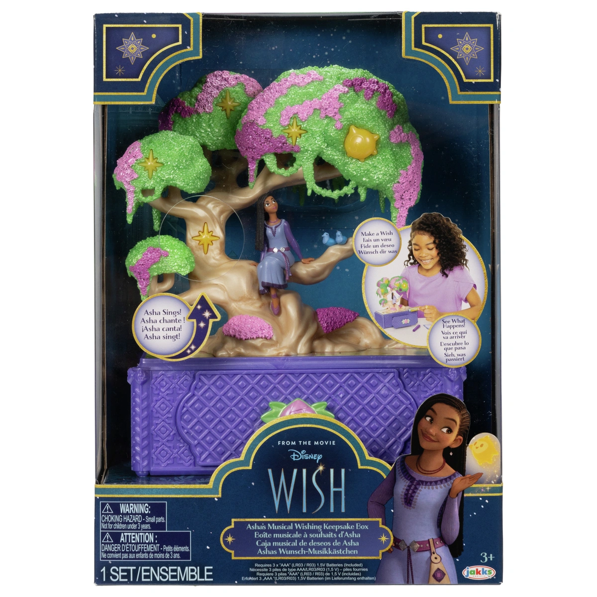 Disney Wish Musical Wishing Tree Jewellery Box