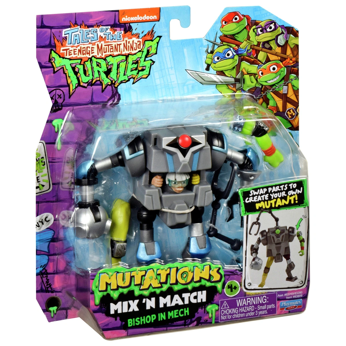 Teenage Mutant Ninja Turtle Mix N Match Mutant Bishop Figure