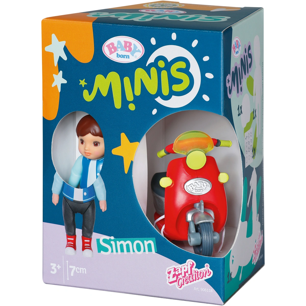 BABY Born Minis Simon & Scooter Playset
