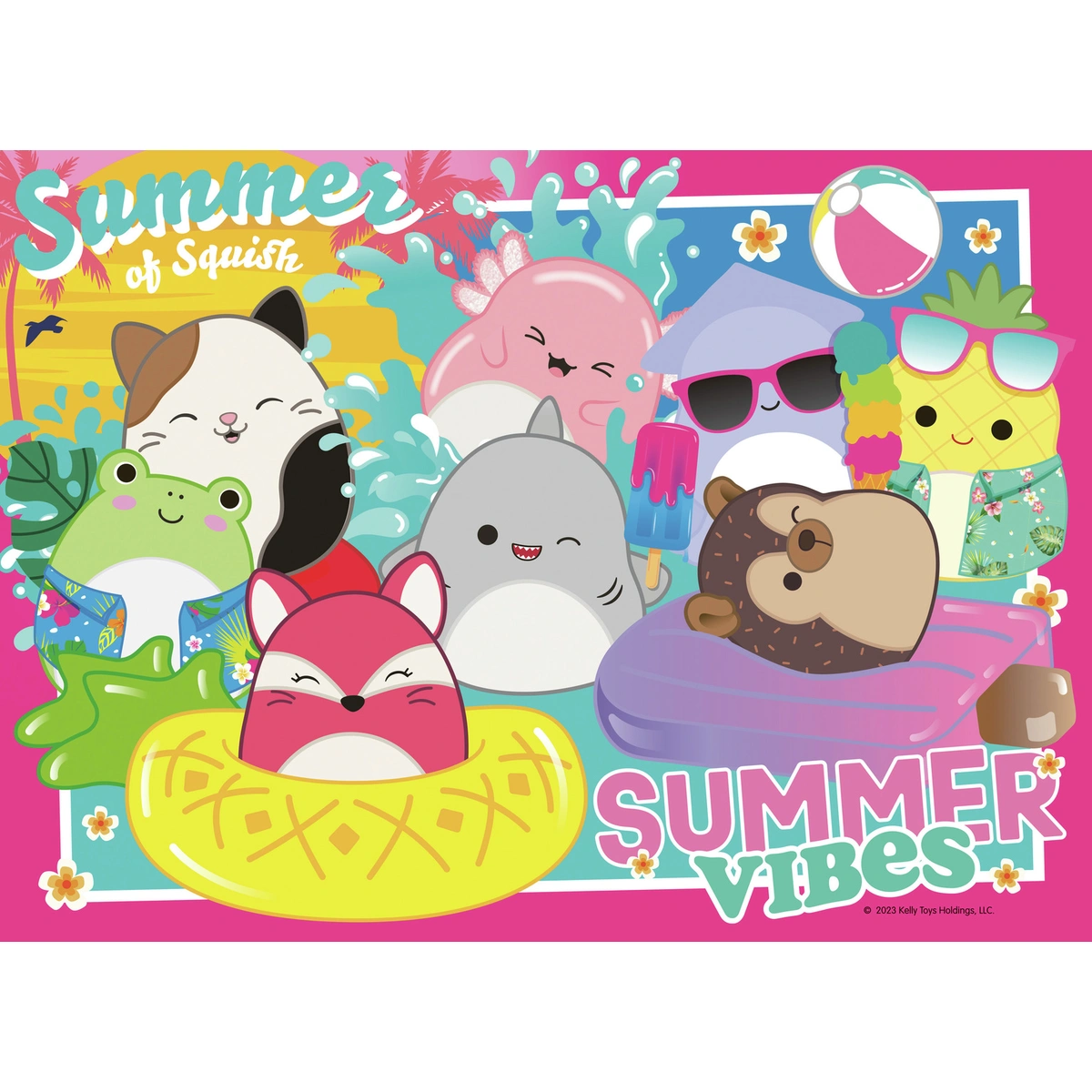 Squishmallows 4 x 100 Pieces Puzzles Set