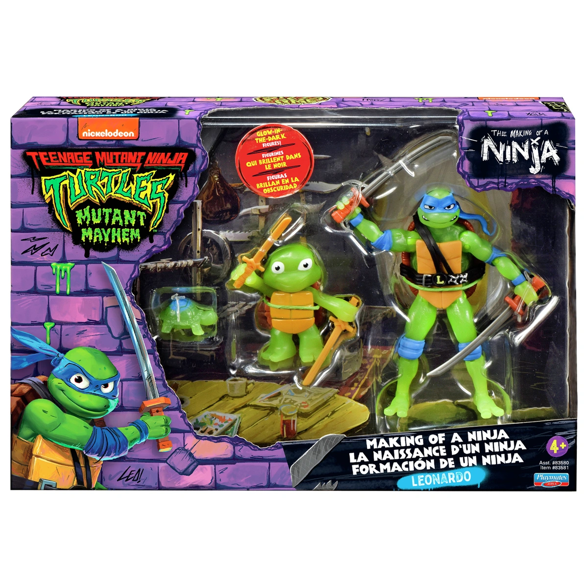 TMNT Making of Turtle Leo Action Figure Pack