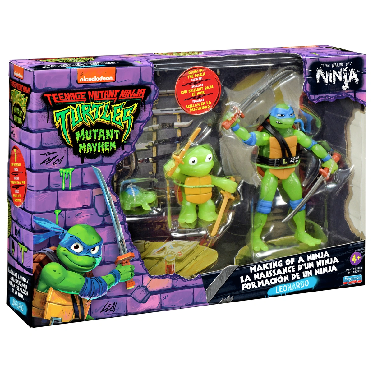 TMNT Making of Turtle Leo Action Figure Pack