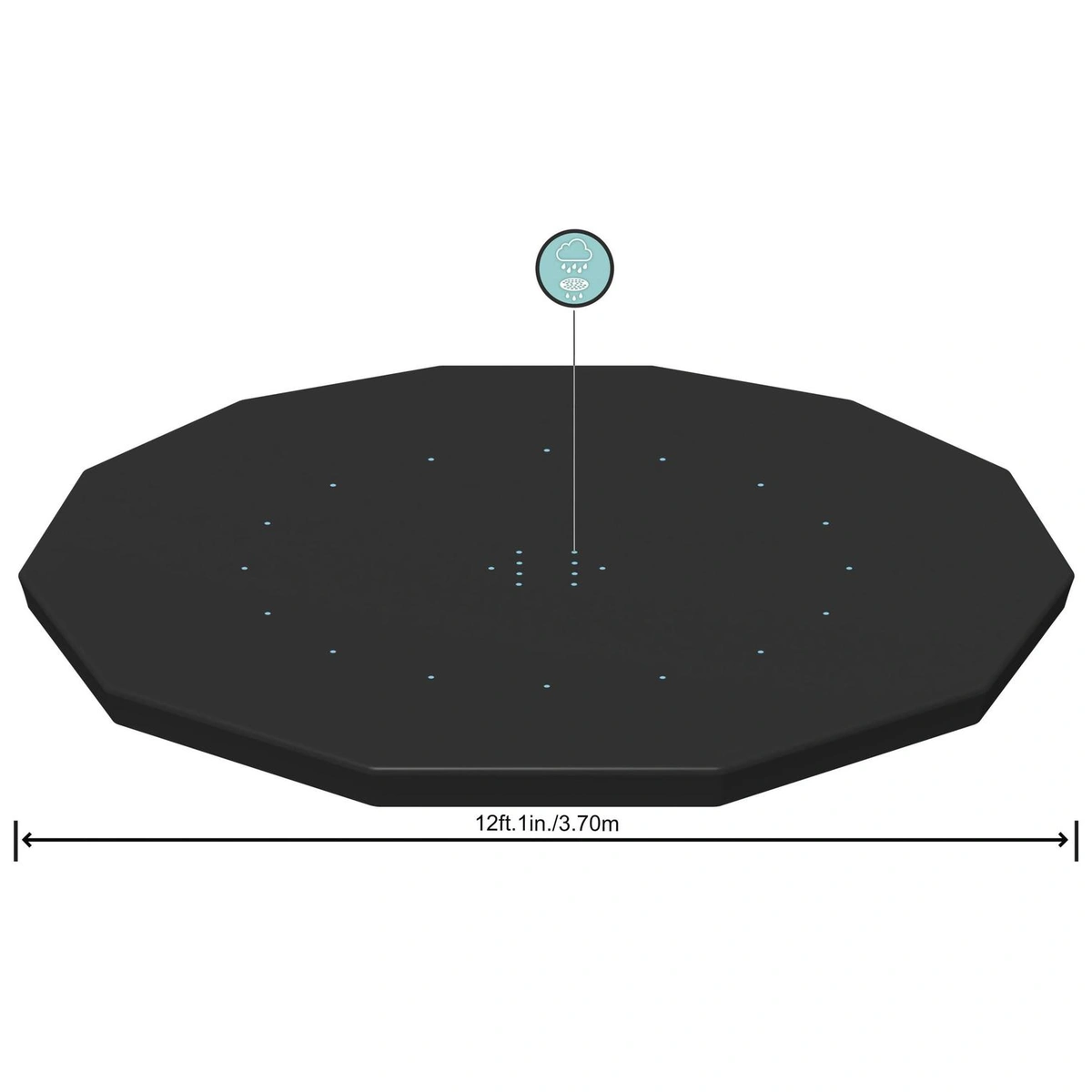 Bestway 12ft Paddling Pool - 5377L
