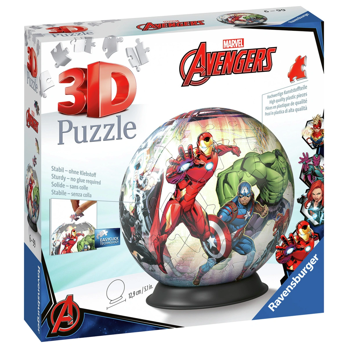 Avengers 3D Puzzle 72 Piece Puzzle