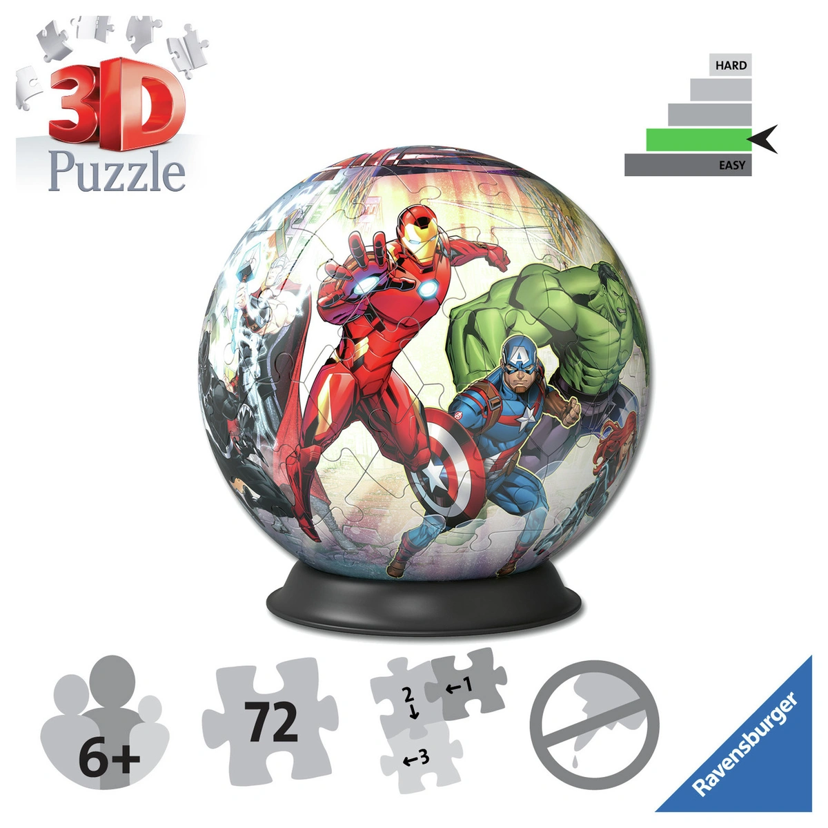 Avengers 3D Puzzle 72 Piece Puzzle
