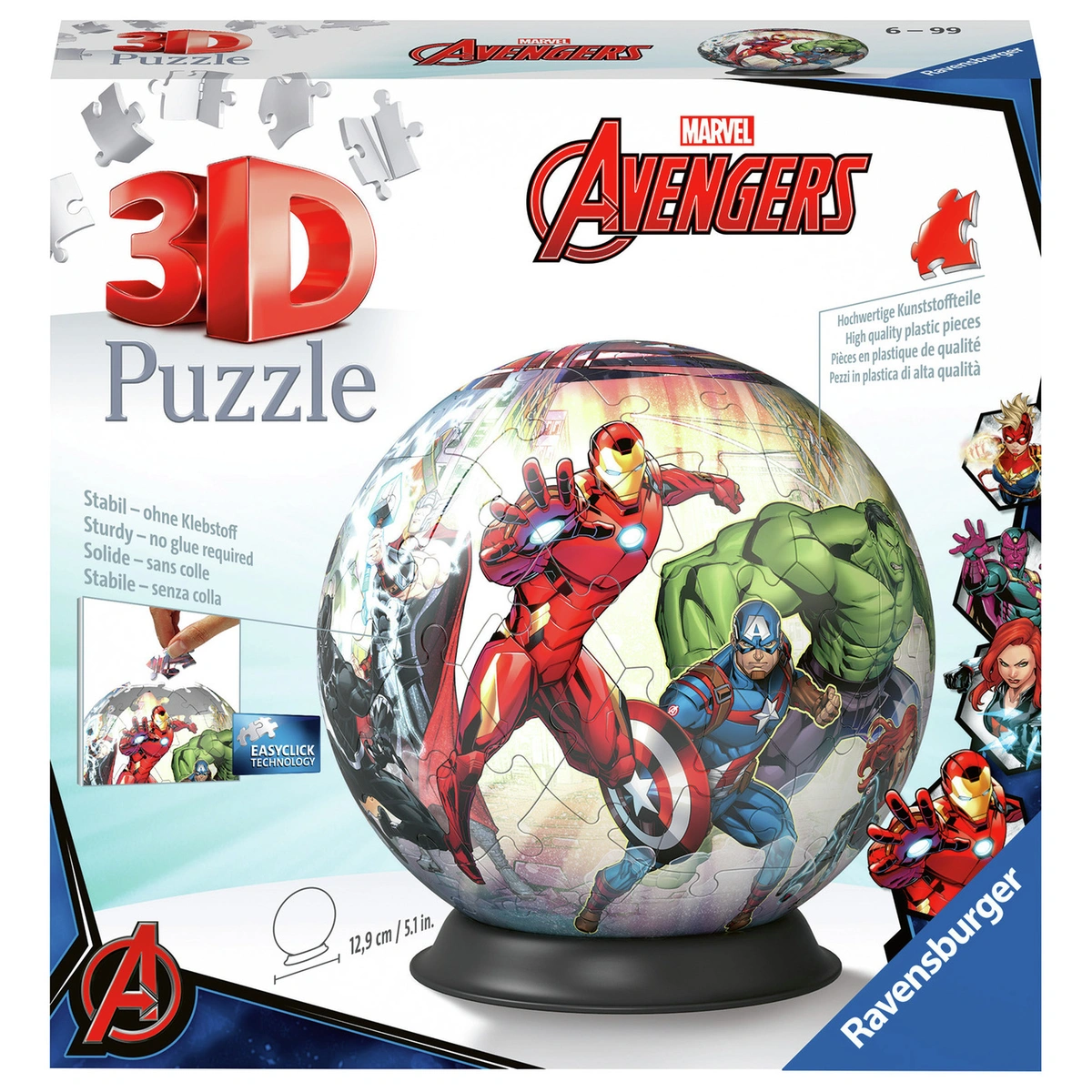 Avengers 3D Puzzle 72 Piece Puzzle