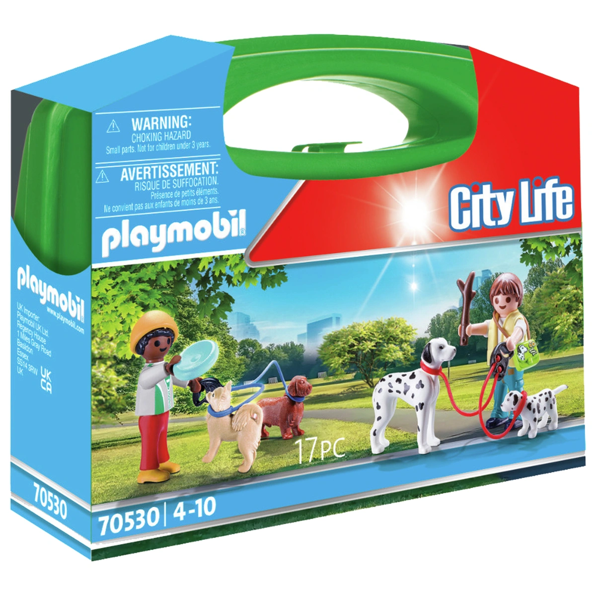 Playmobil 70530 City Life Puppy Playtime Small Carry Case