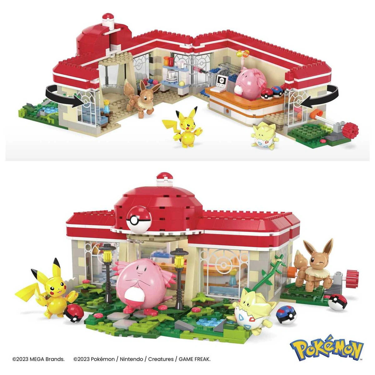 Mega Pokemon Building Set - Forest Pokemon Center
