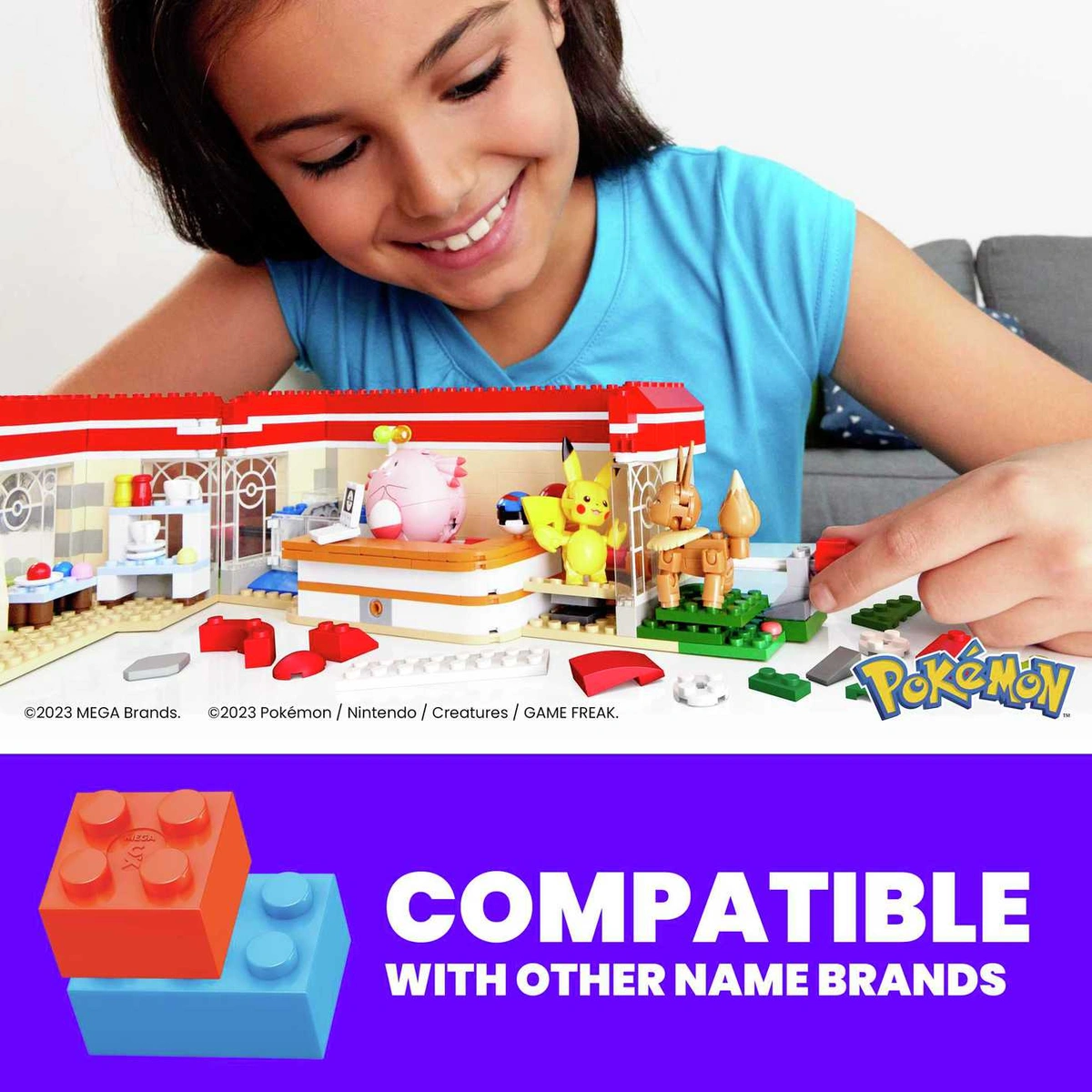 Mega Pokemon Building Set - Forest Pokemon Center