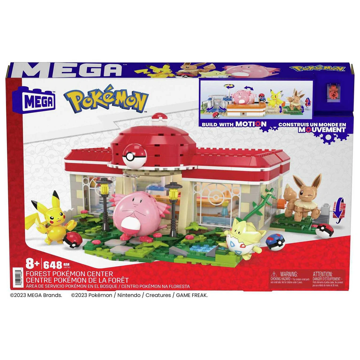 Mega Pokemon Building Set - Forest Pokemon Center