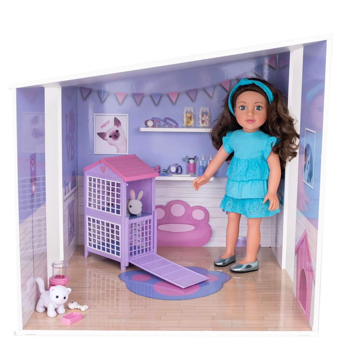 DesignaFriend Wooden Pet Room