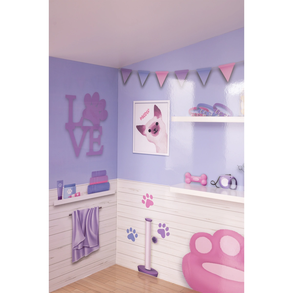 DesignaFriend Wooden Pet Room