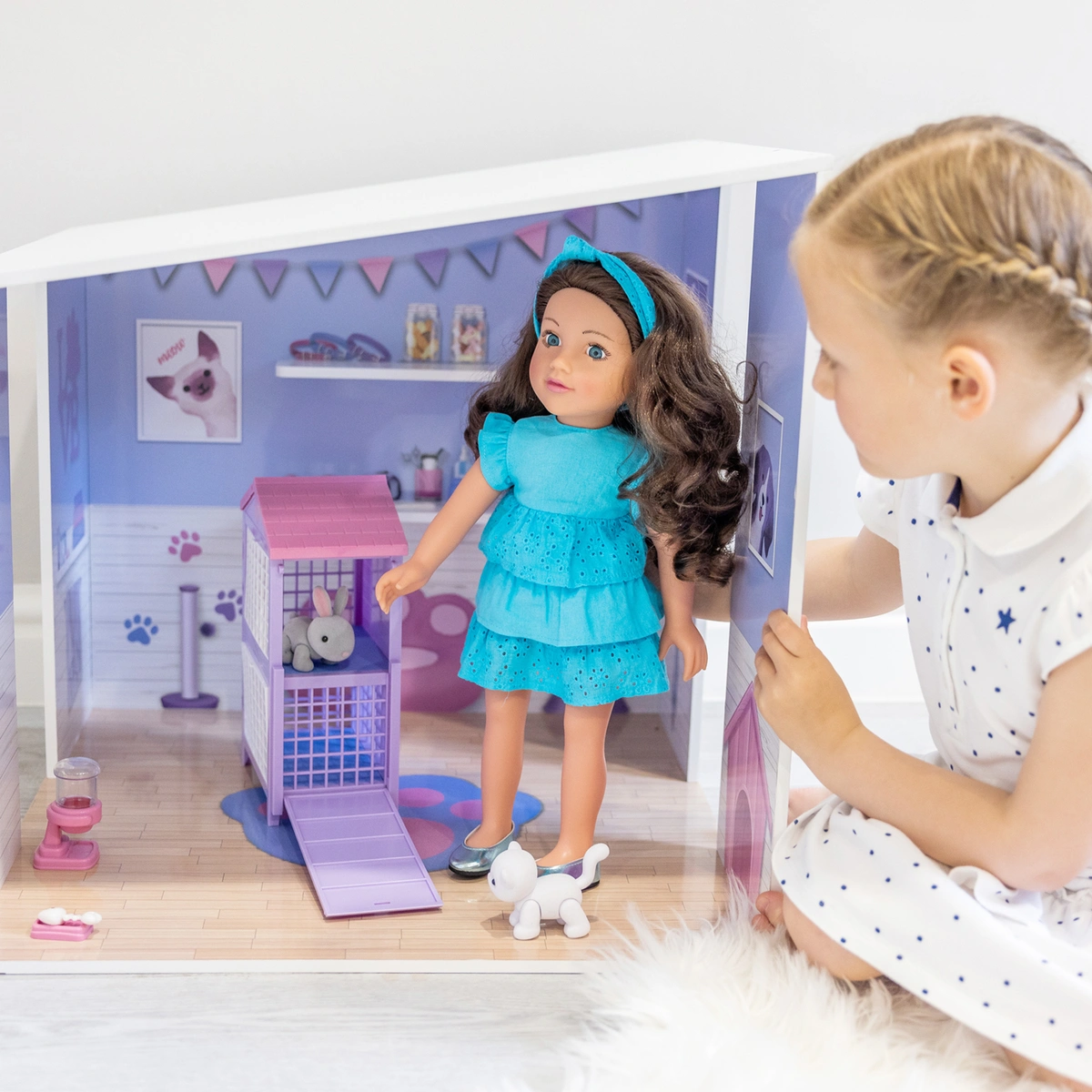 DesignaFriend Wooden Pet Room