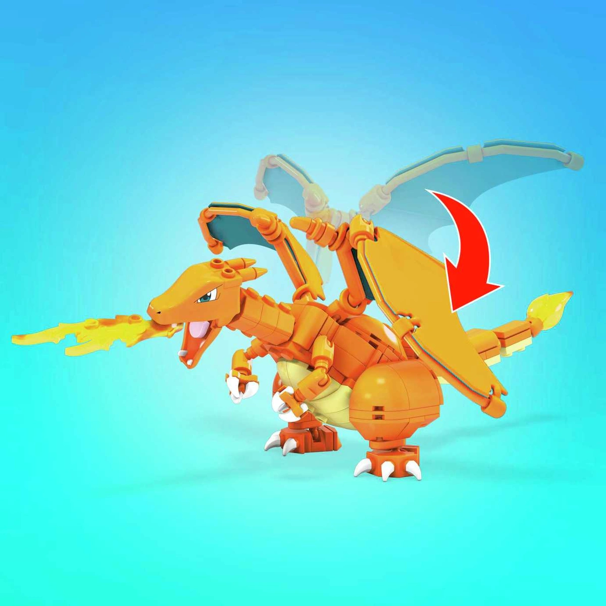 Mega Pokemon Building Set - Charmander Evolution