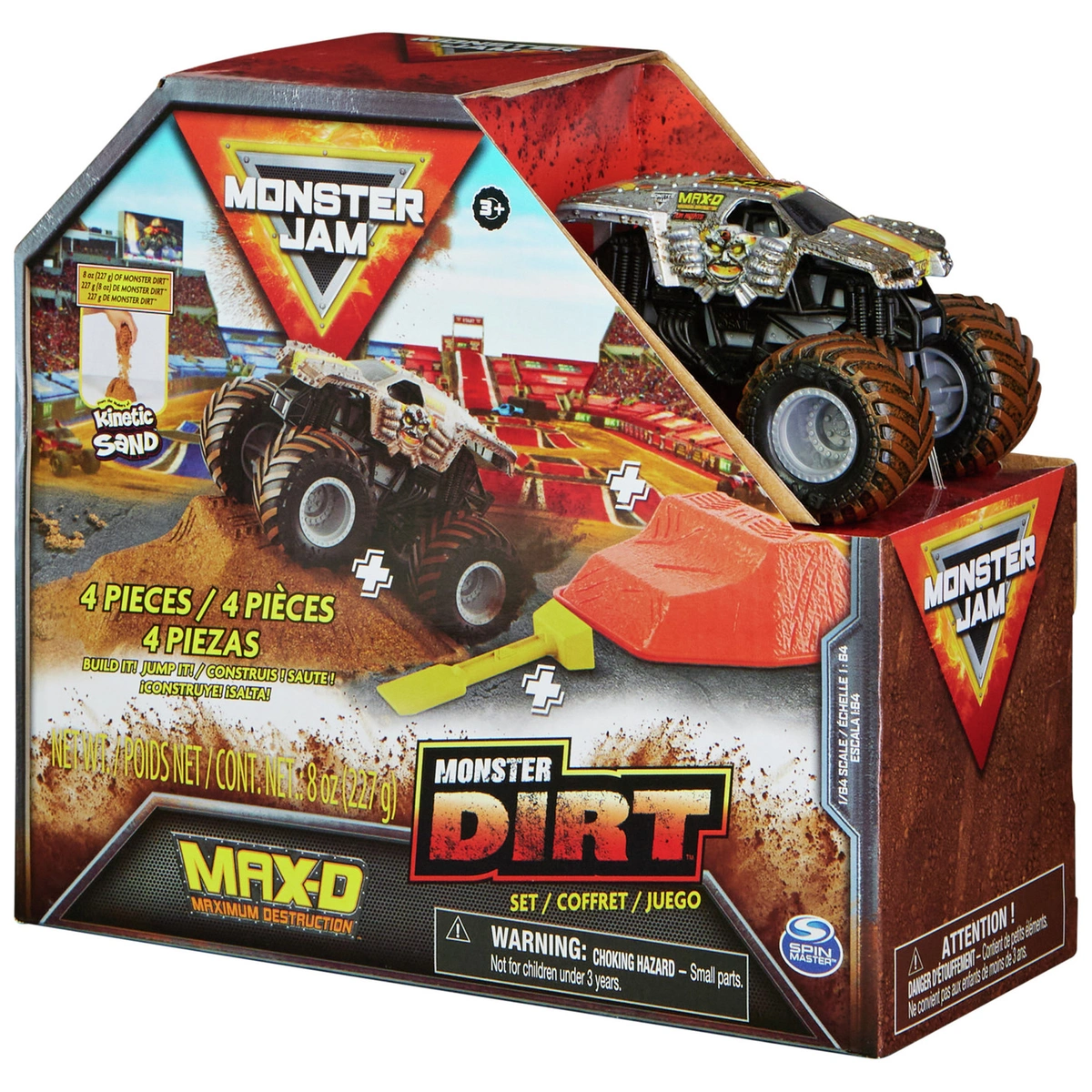 Monster Jam Kinetic Sand Dirt Starter Set