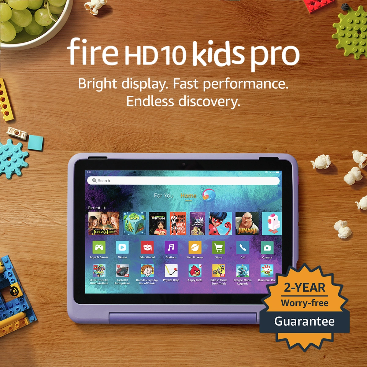 Amazon Fire HD 10 Kids Pro Tablet for 6-12 10.1in 32GBPurple