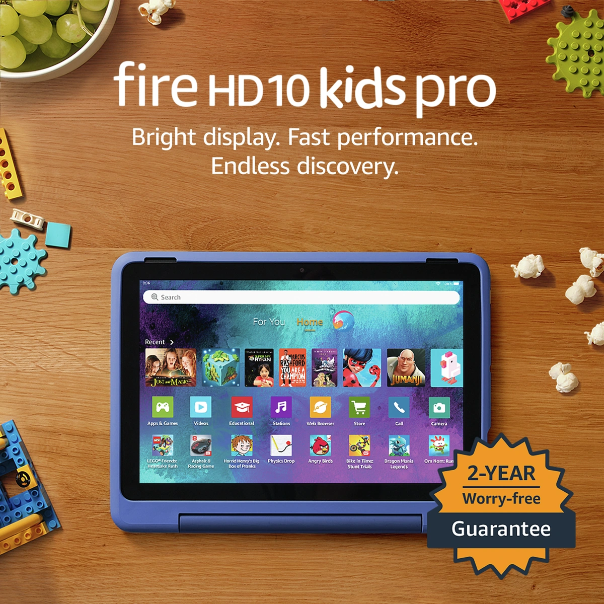 Amazon Fire HD 10 Kids Pro Tablet for 6-12, 10.1in 32GB