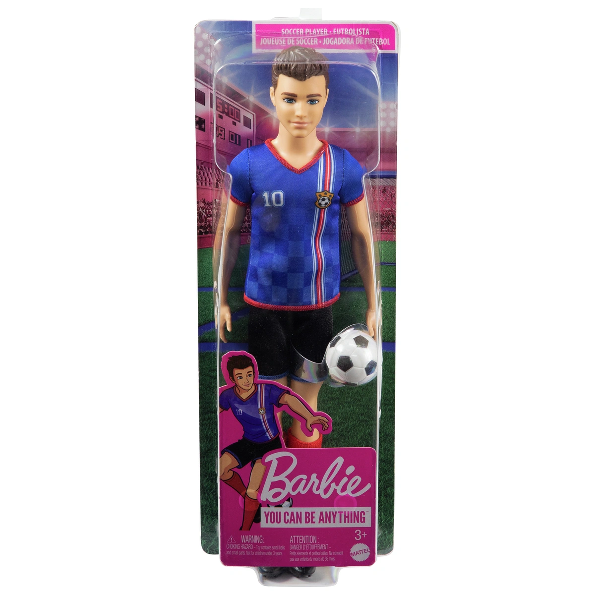 Barbie Ken Footballer Careers Doll - 30cm