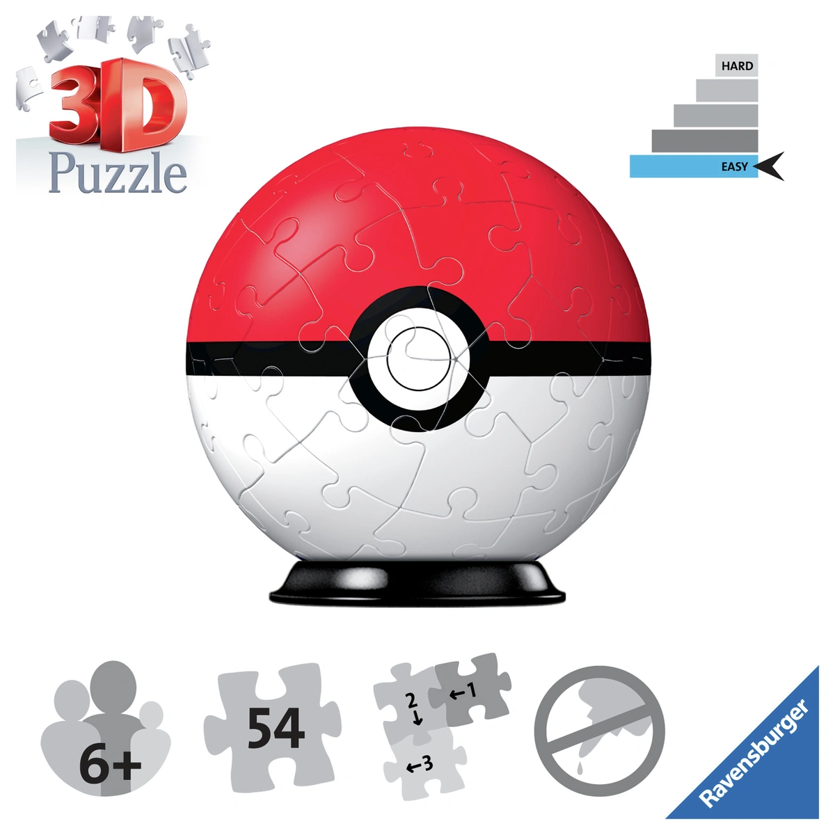 Pokémon 3D 54 Piece Ball Twister Puzzle