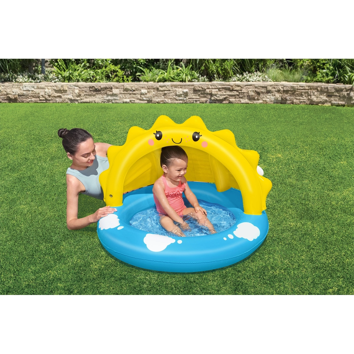 Bestway 3ft Sunny Days Shade Paddling Pool - 26L