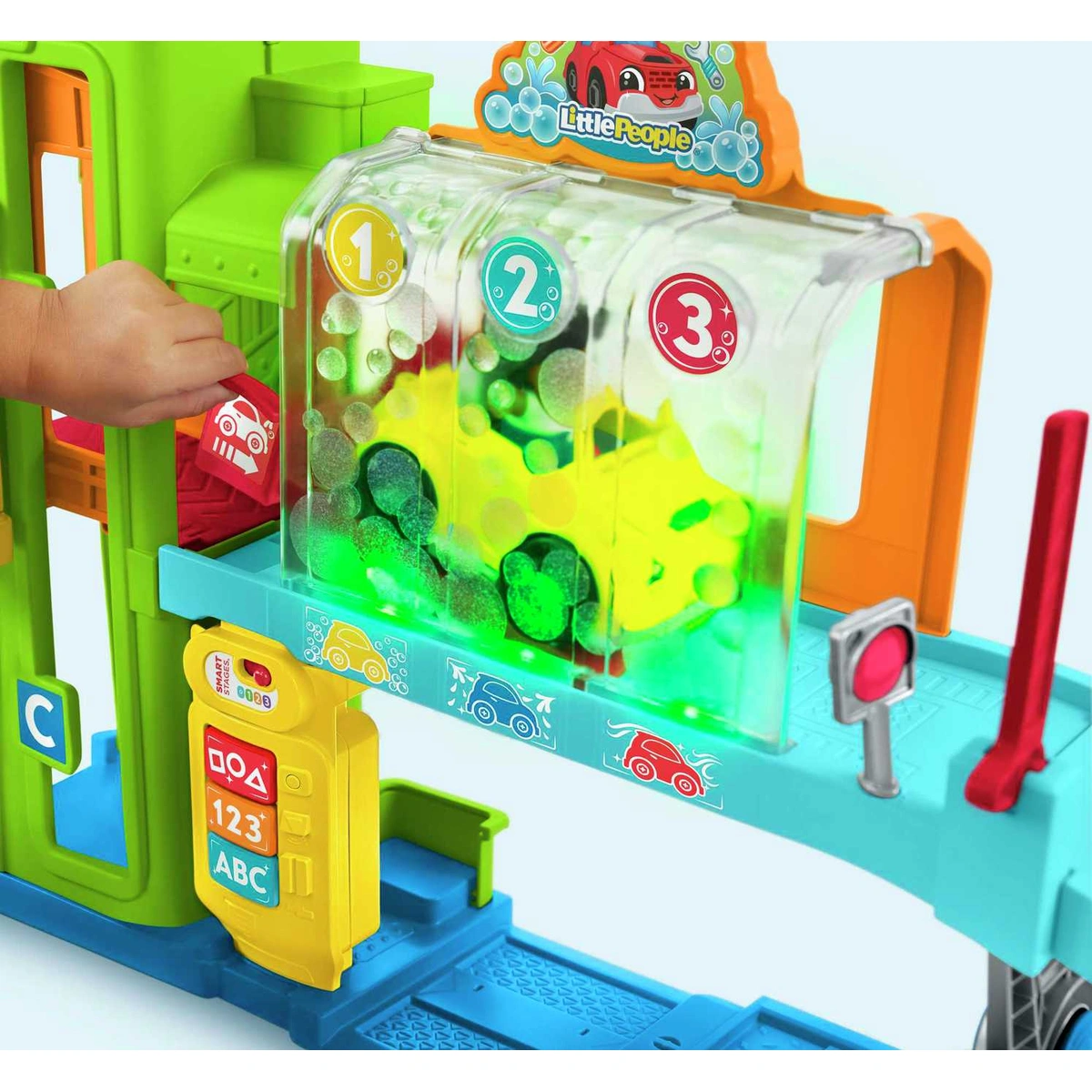 Fisher-Price Little People Light-Up Learning Garage Playset