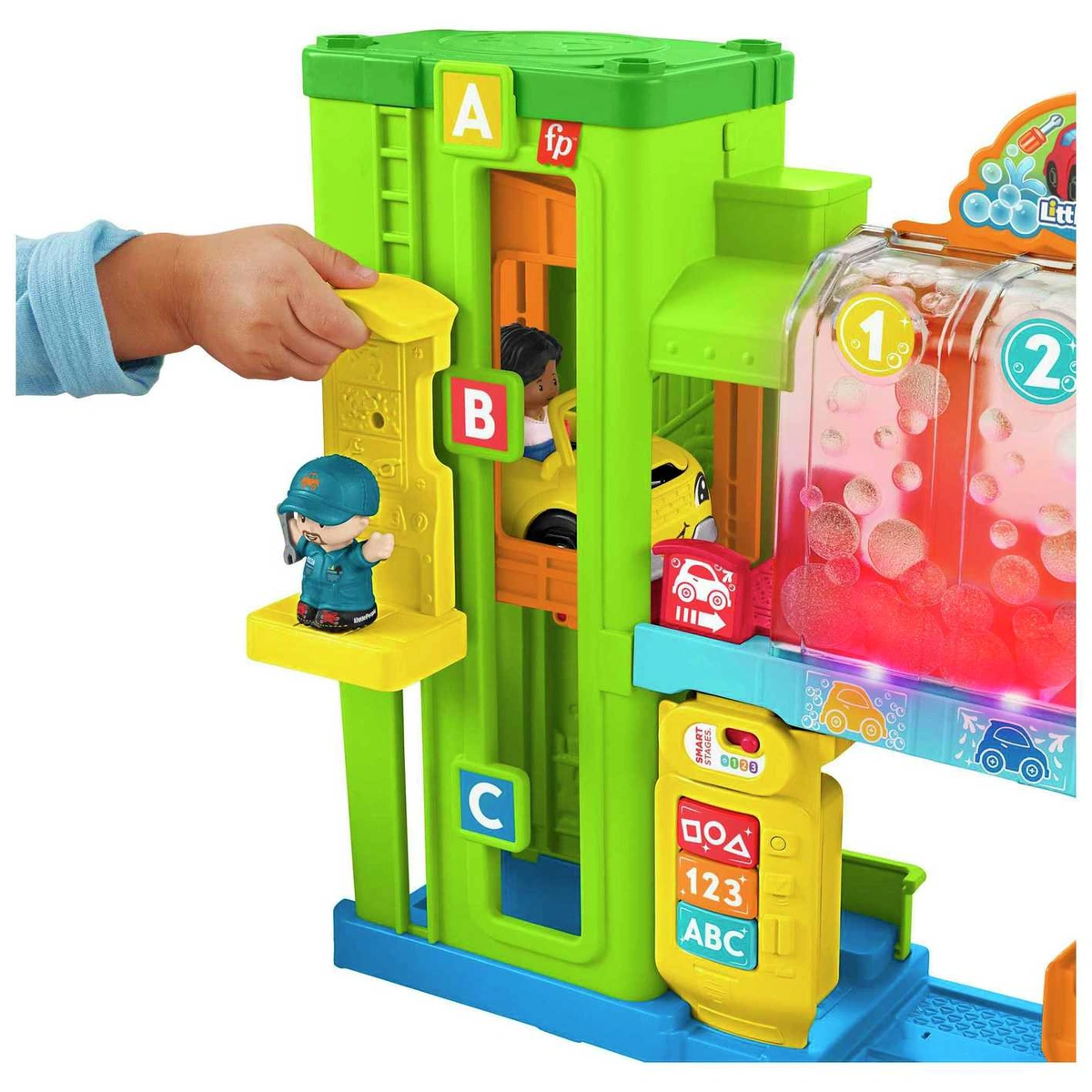 Fisher-Price Little People Light-Up Learning Garage Playset