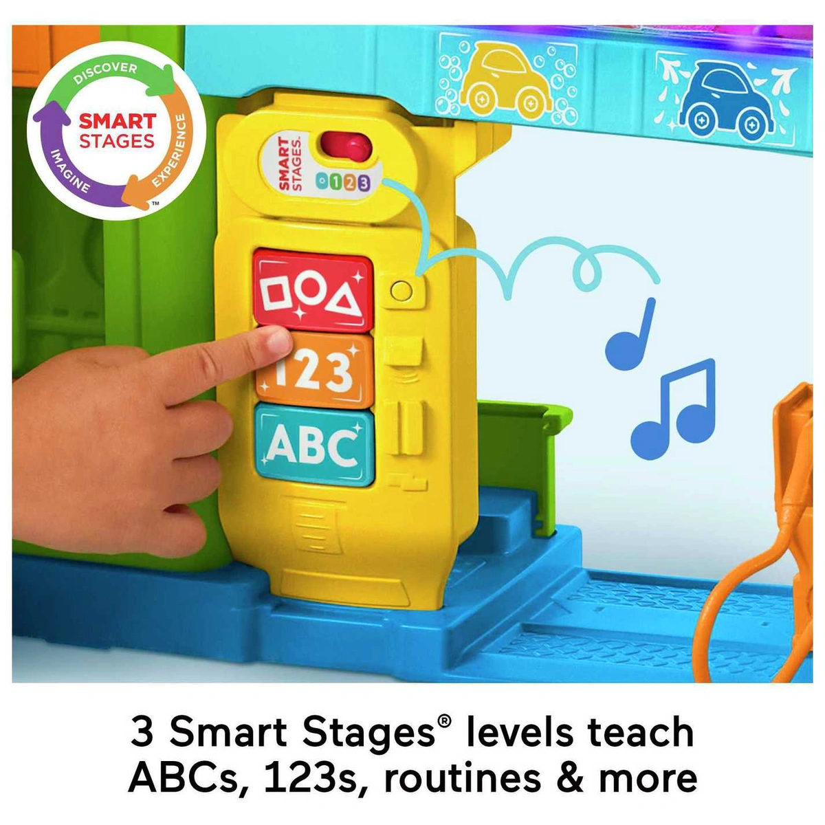 Fisher-Price Little People Light-Up Learning Garage Playset