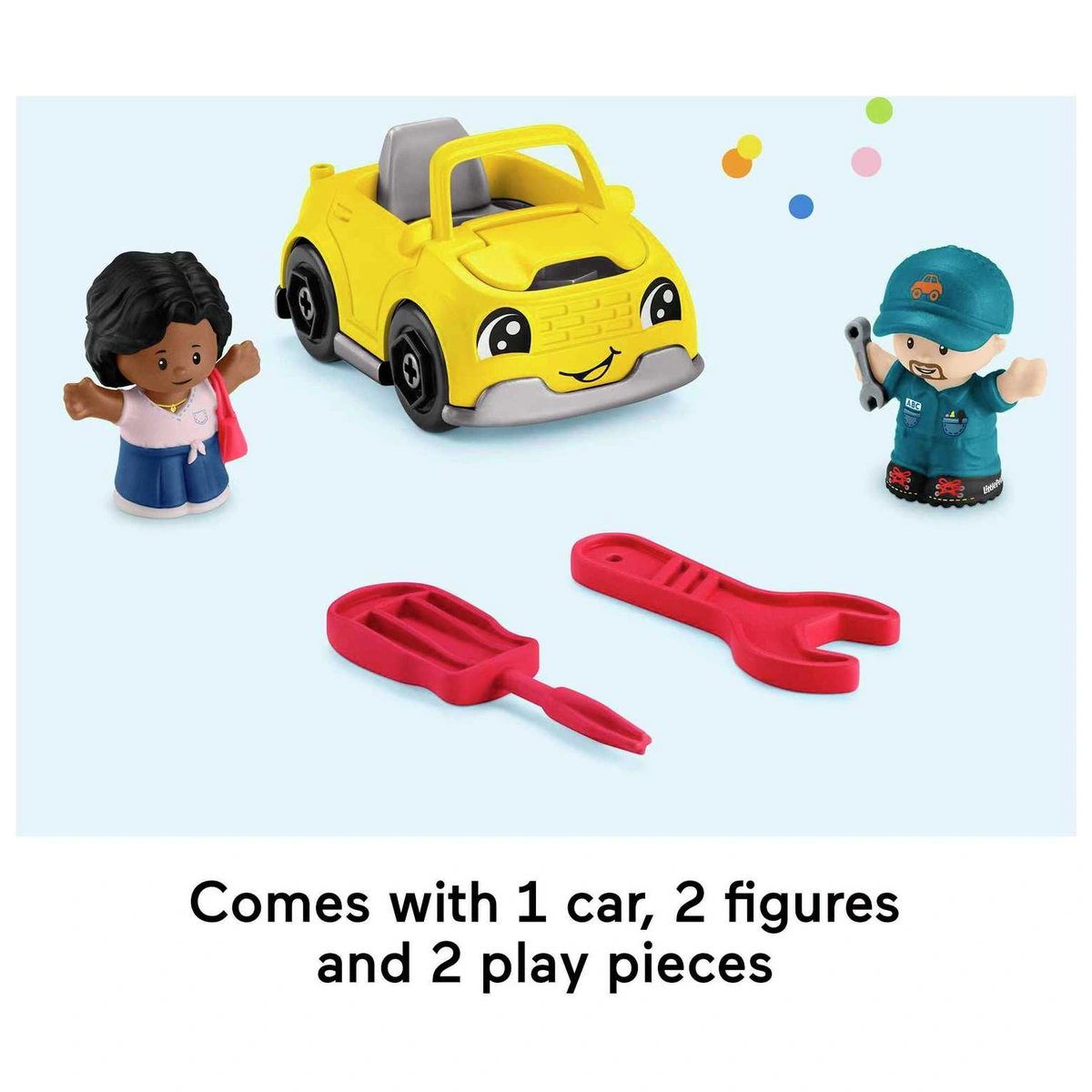 Fisher-Price Little People Light-Up Learning Garage Playset
