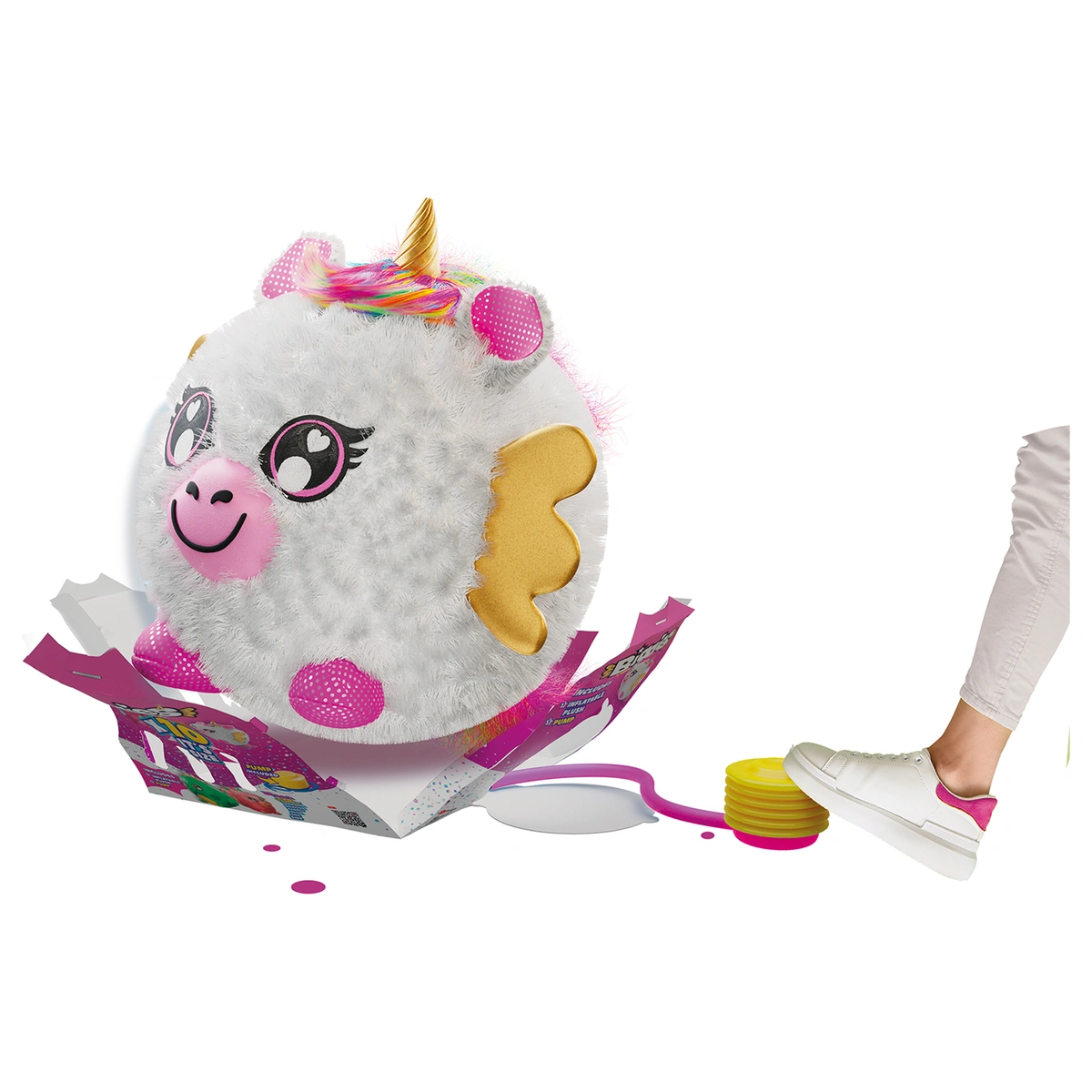 Biggies Inflatable Unicorn Plush