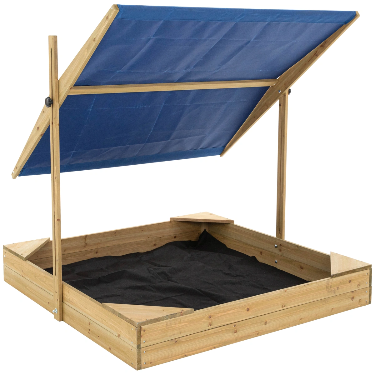 TP Toys Wooden Sandpit With Canopy