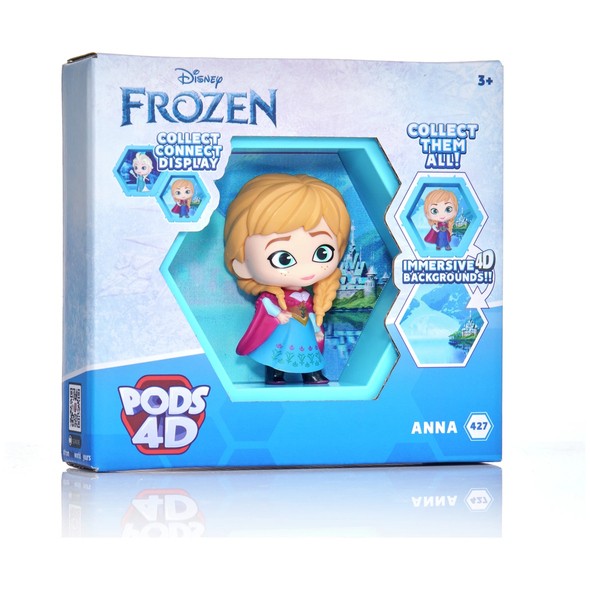 WOW! Pods 4D Disney Frozen Anna Doll - 4inch/10cm