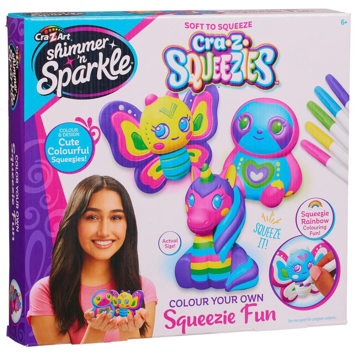 Shimmer N Sparkle Cra Z Squeezies SuperTip Markers