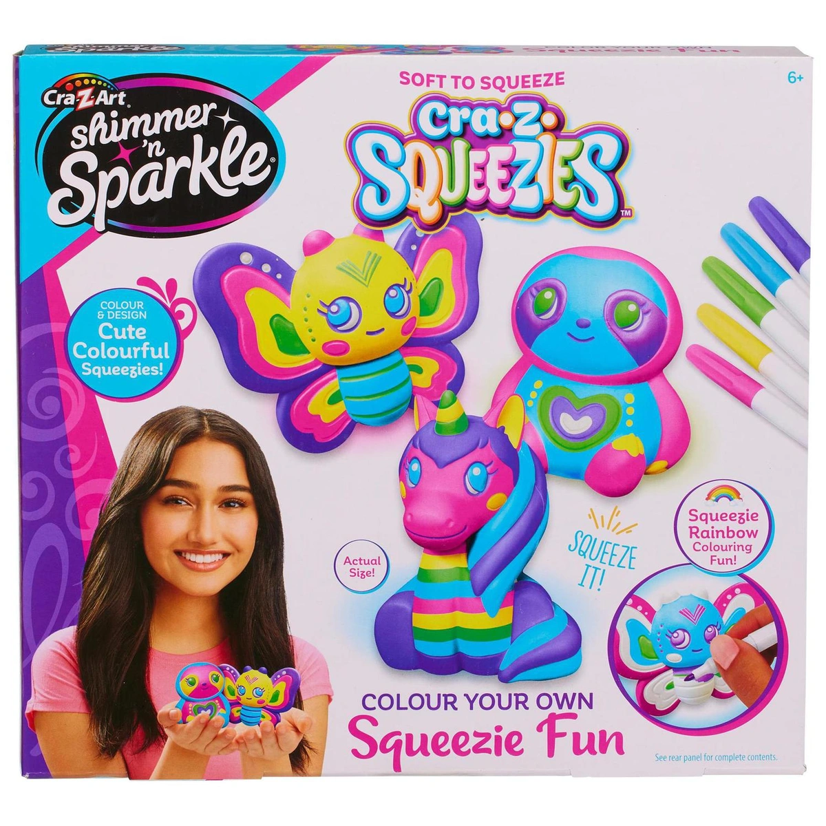 Shimmer N Sparkle Cra Z Squeezies SuperTip Markers